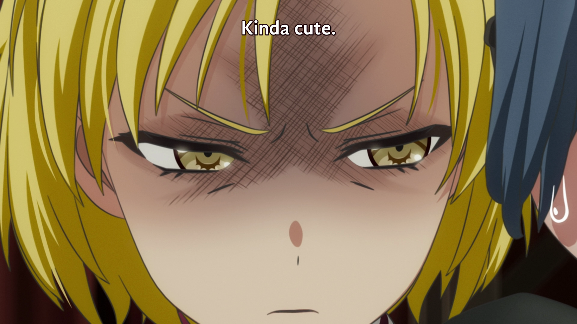 The scary girl calling Rokka "kinda cute"