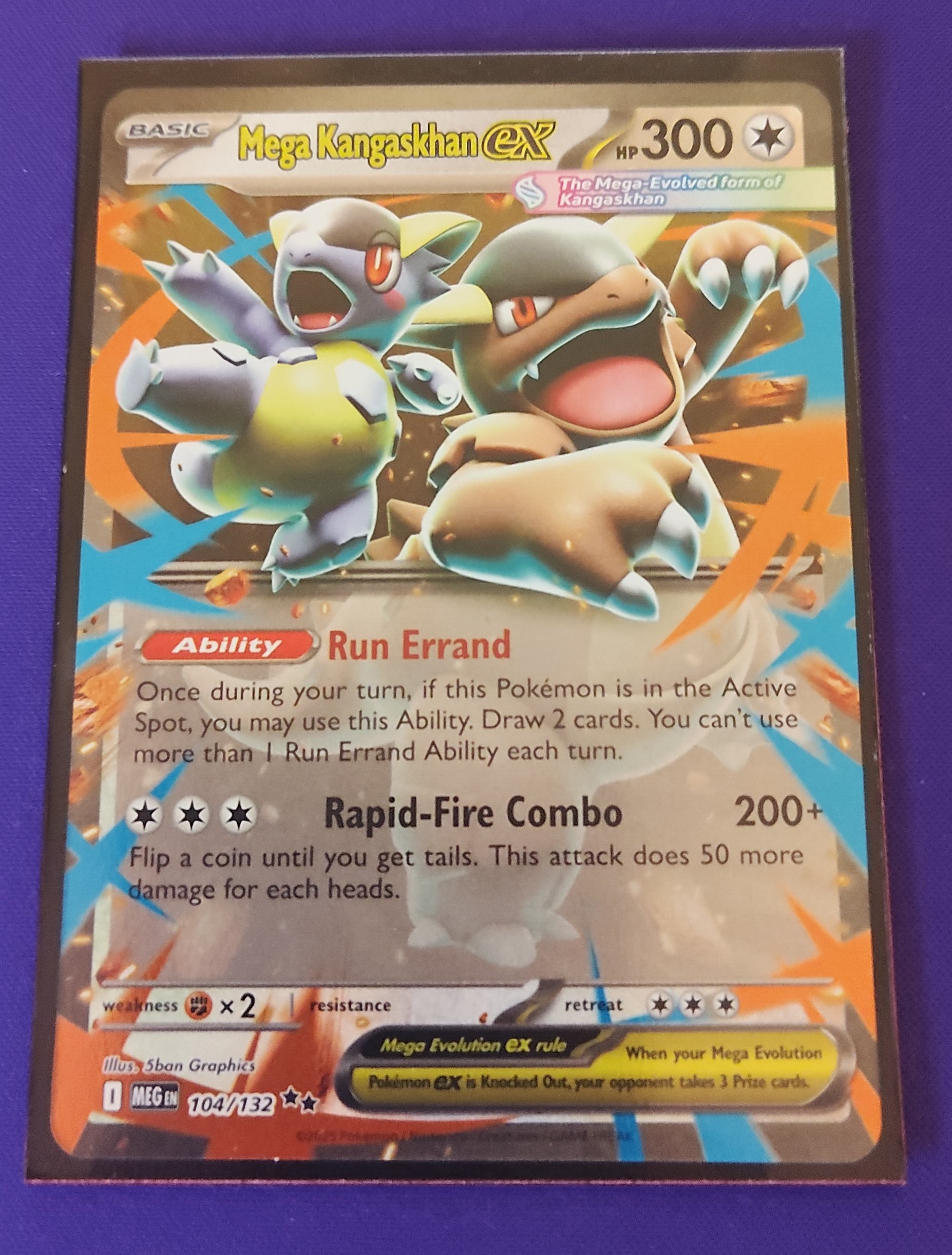 The Mega Kangaskhan ex card
