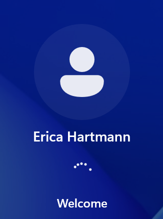 A Windows login screen